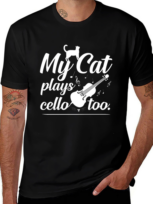 My Cat Plays Cello Too T-Shirt