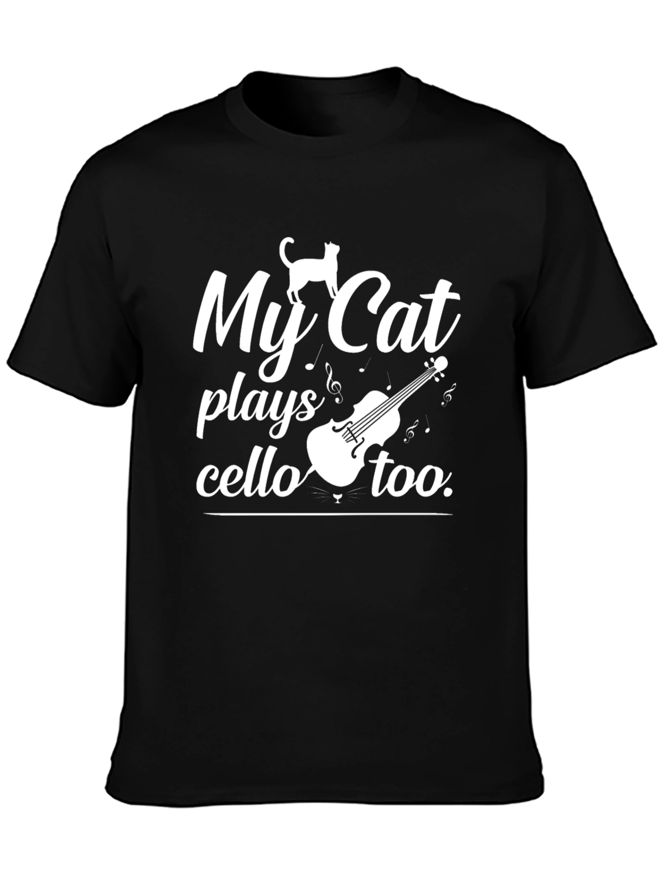 My Cat Plays Cello Too T-Shirt