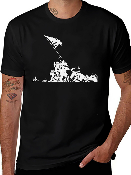 Flag Raising Graphic Tee