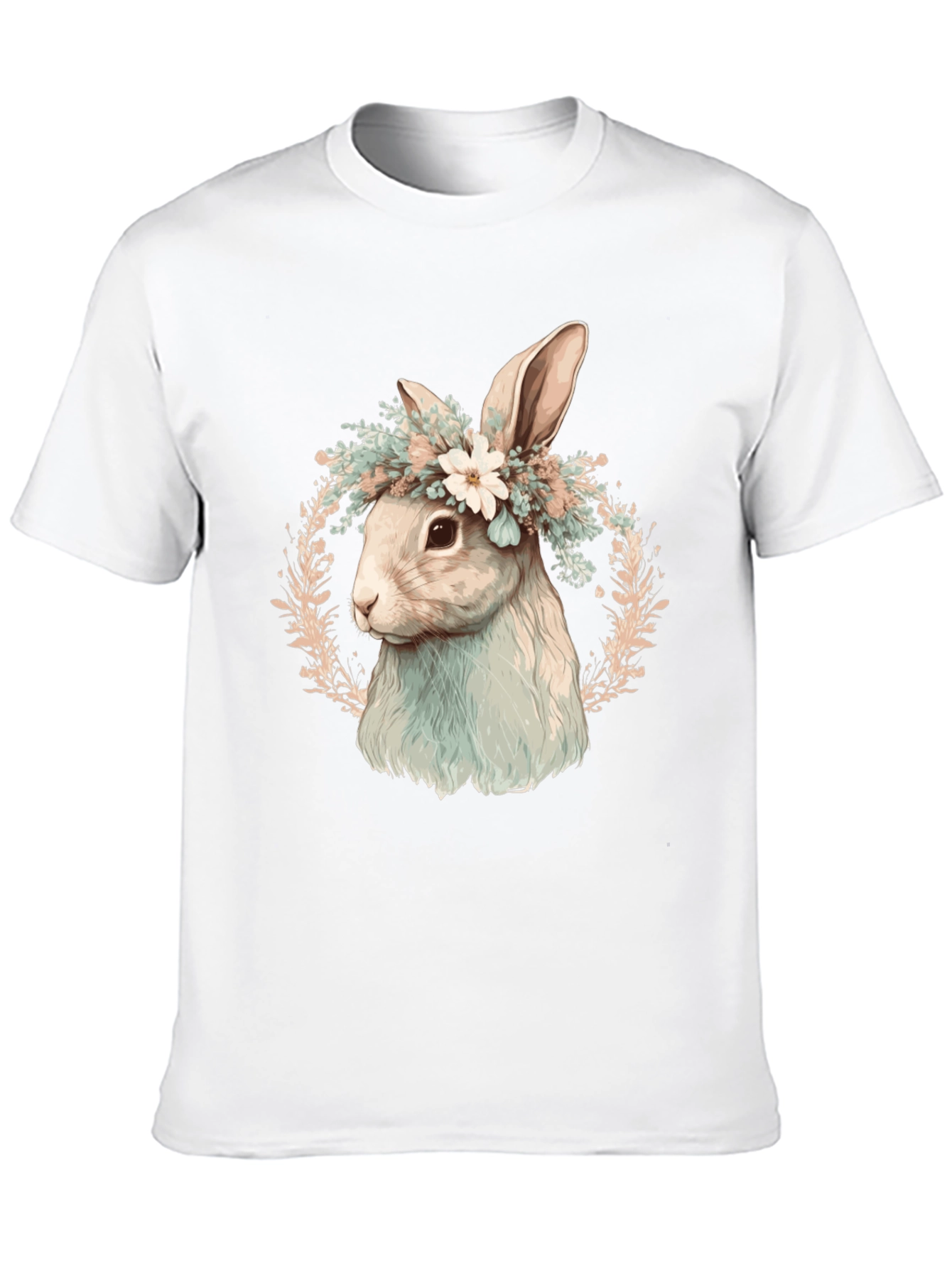Floral Bunny Graphic Tee