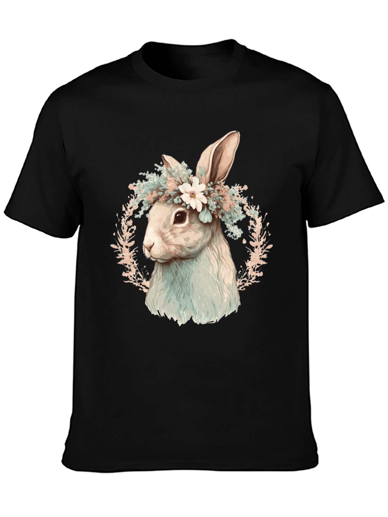 Floral Bunny Graphic Tee
