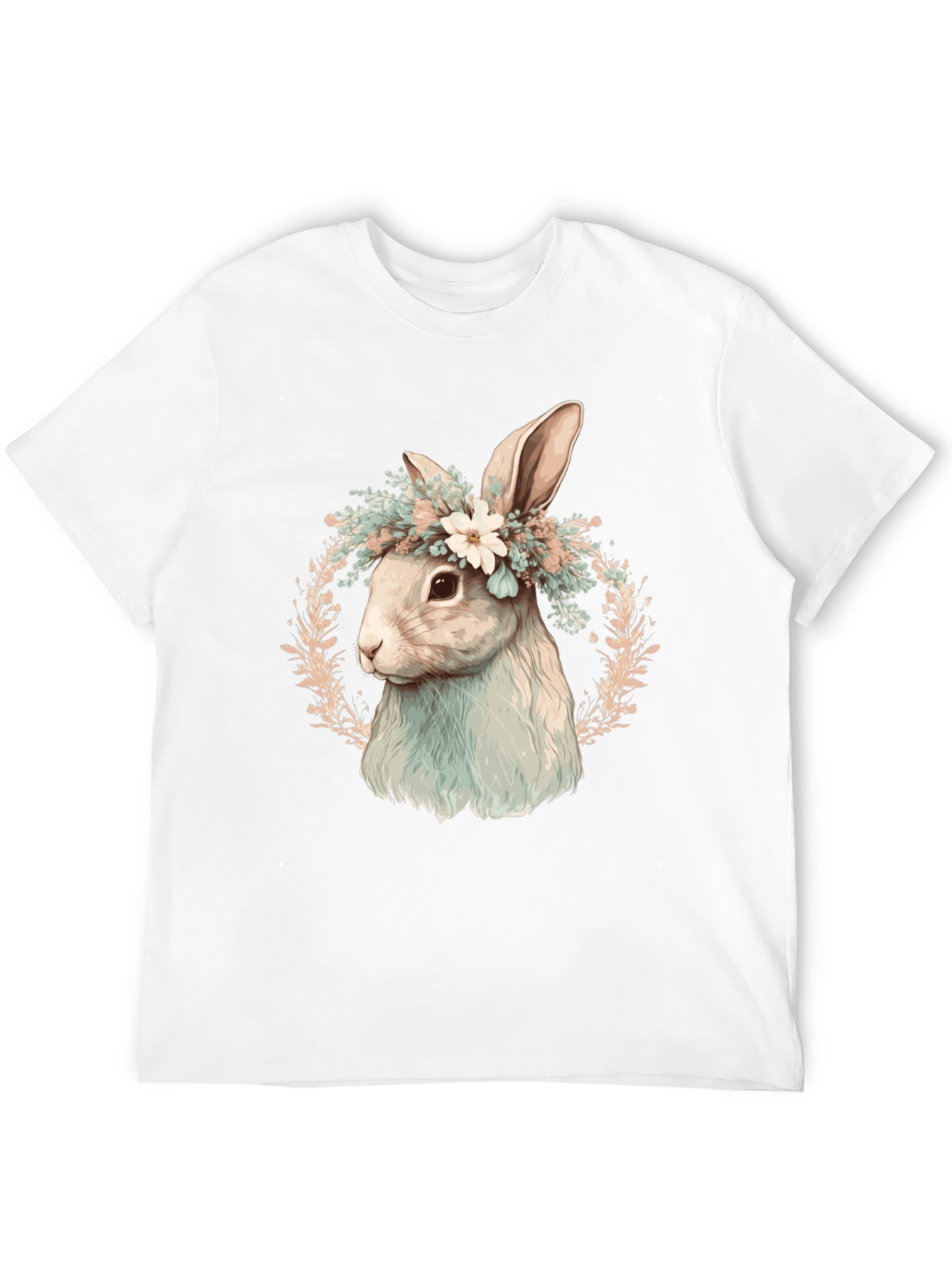 Floral Bunny Graphic Tee