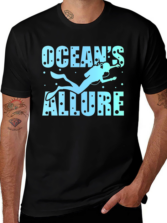 Oceans Allure Diver Graphic T-Shirt