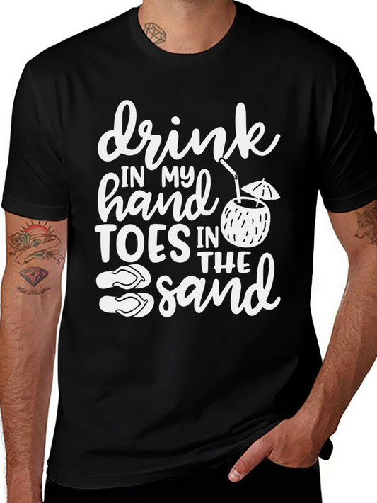 Drink in My Hand T-Shirt - Beach Vibes