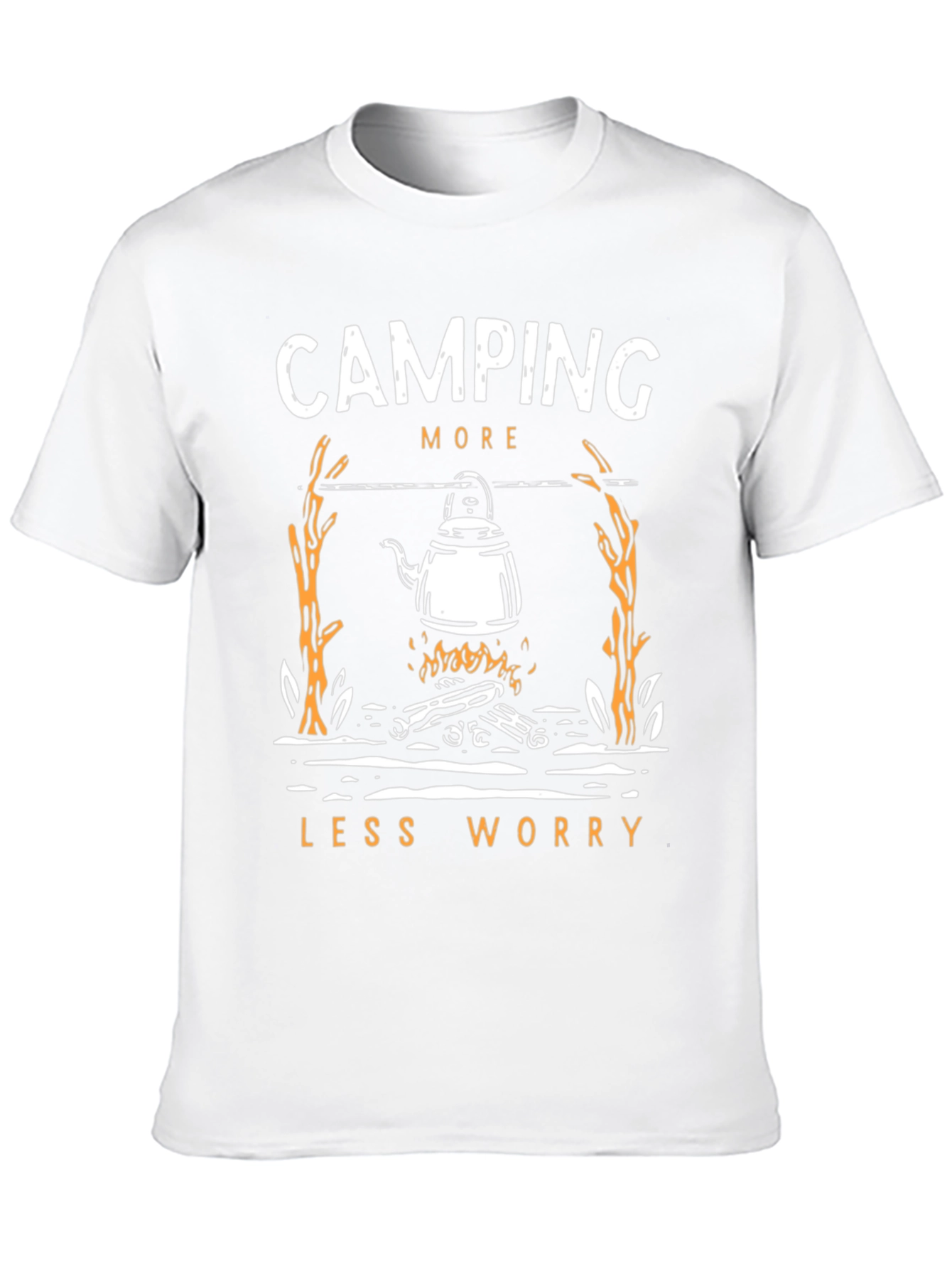 Camping More Worry Less Graphic Tee