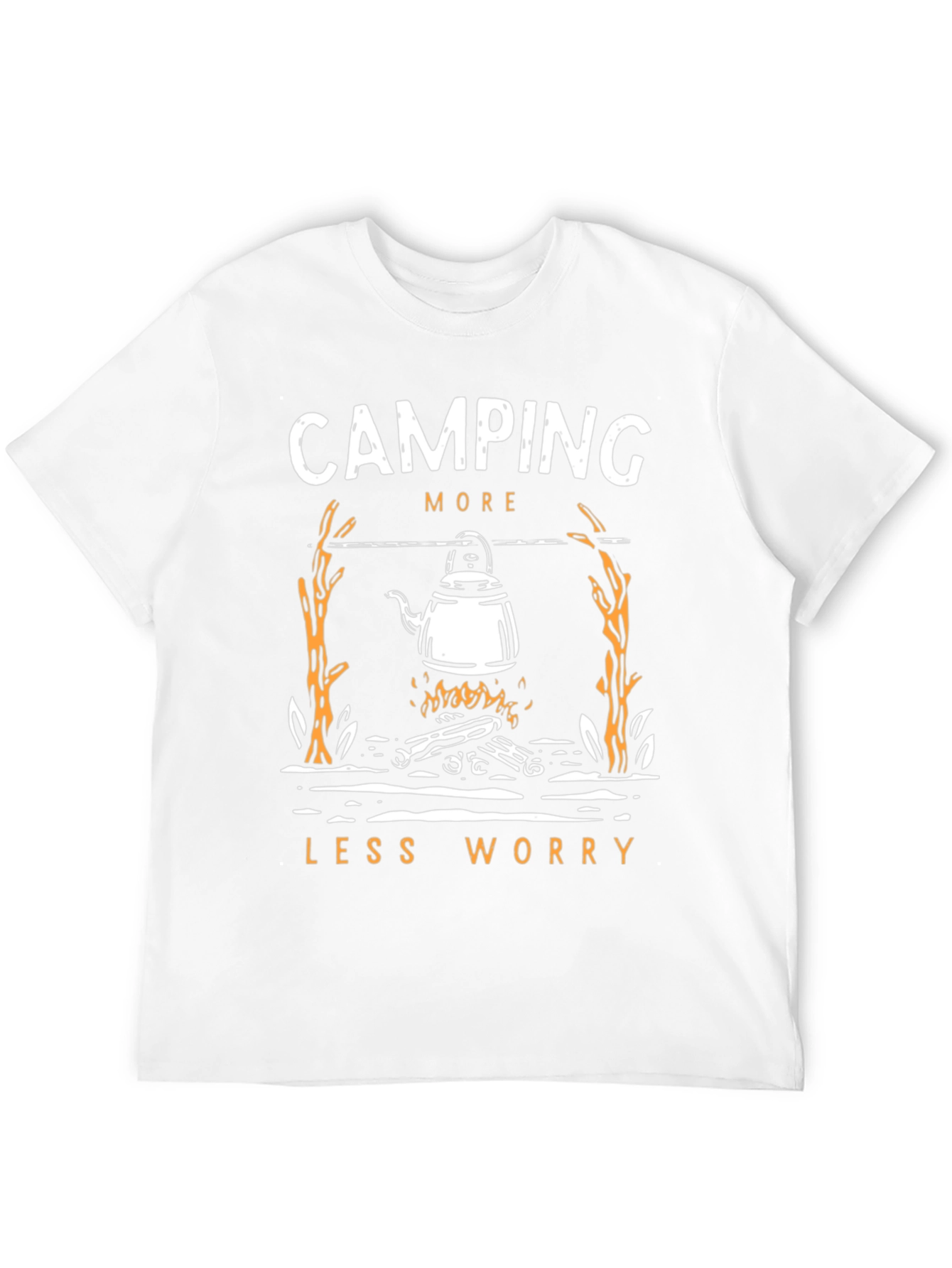 Camping More Worry Less Graphic Tee