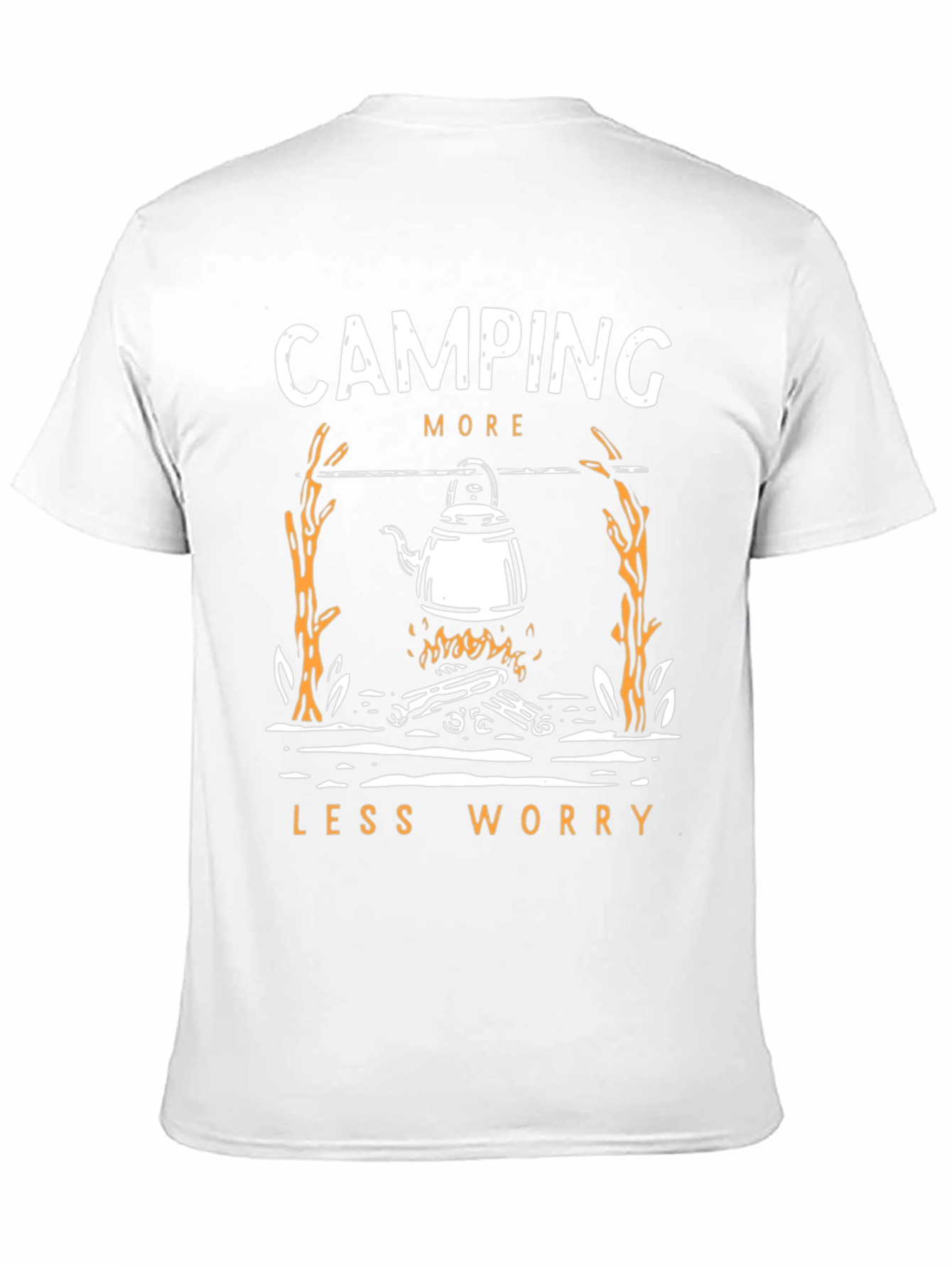 Camping More Worry Less Graphic Tee