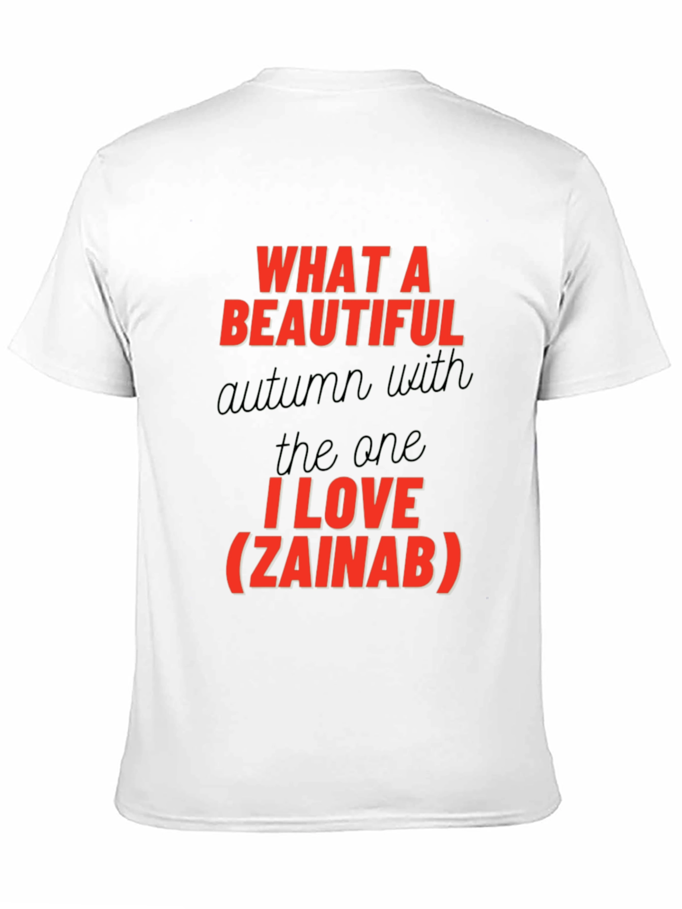 Romantic Autumn Love T-Shirt
