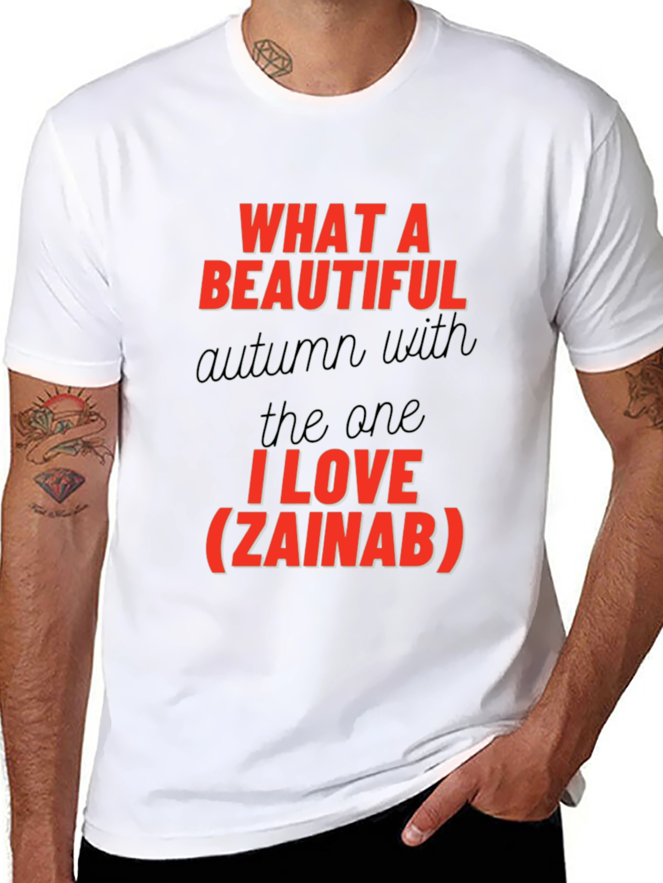 Romantic Autumn Love T-Shirt