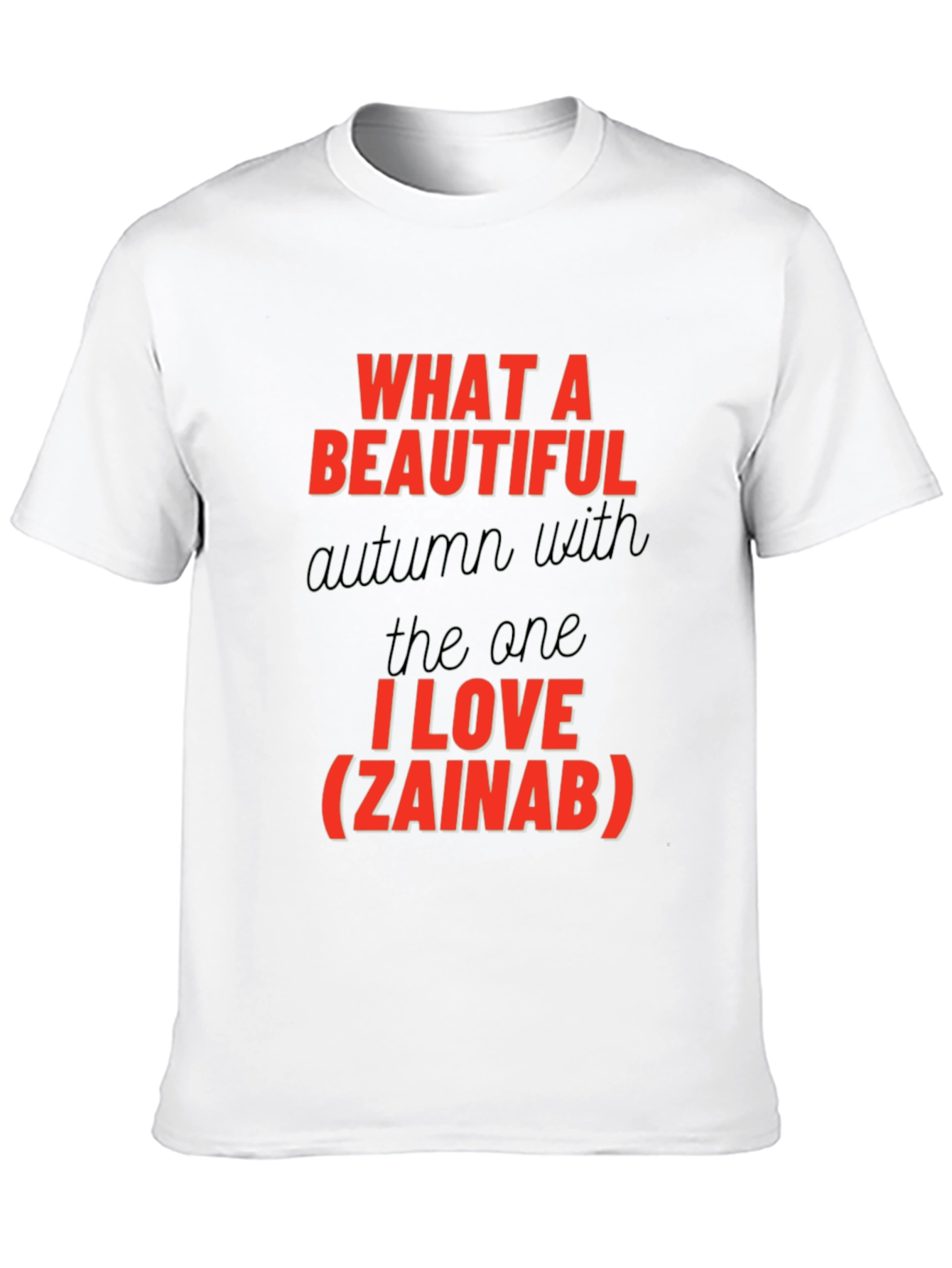 Romantic Autumn Love T-Shirt