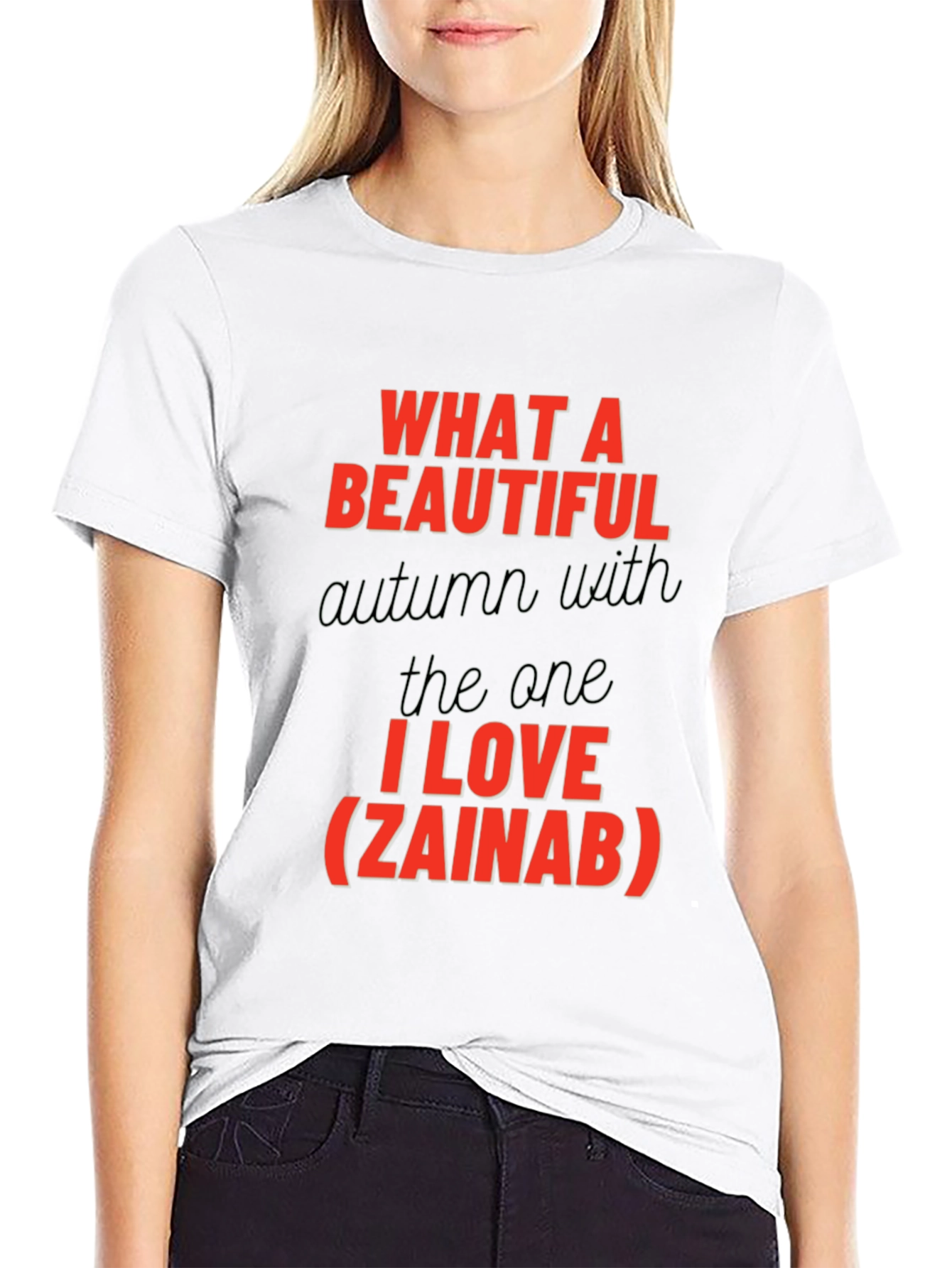 Romantic Autumn Love T-Shirt