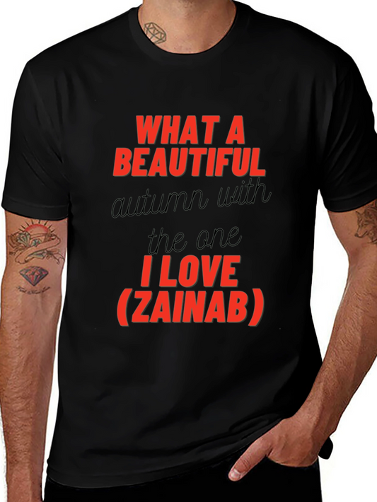 Romantic Autumn Love T-Shirt