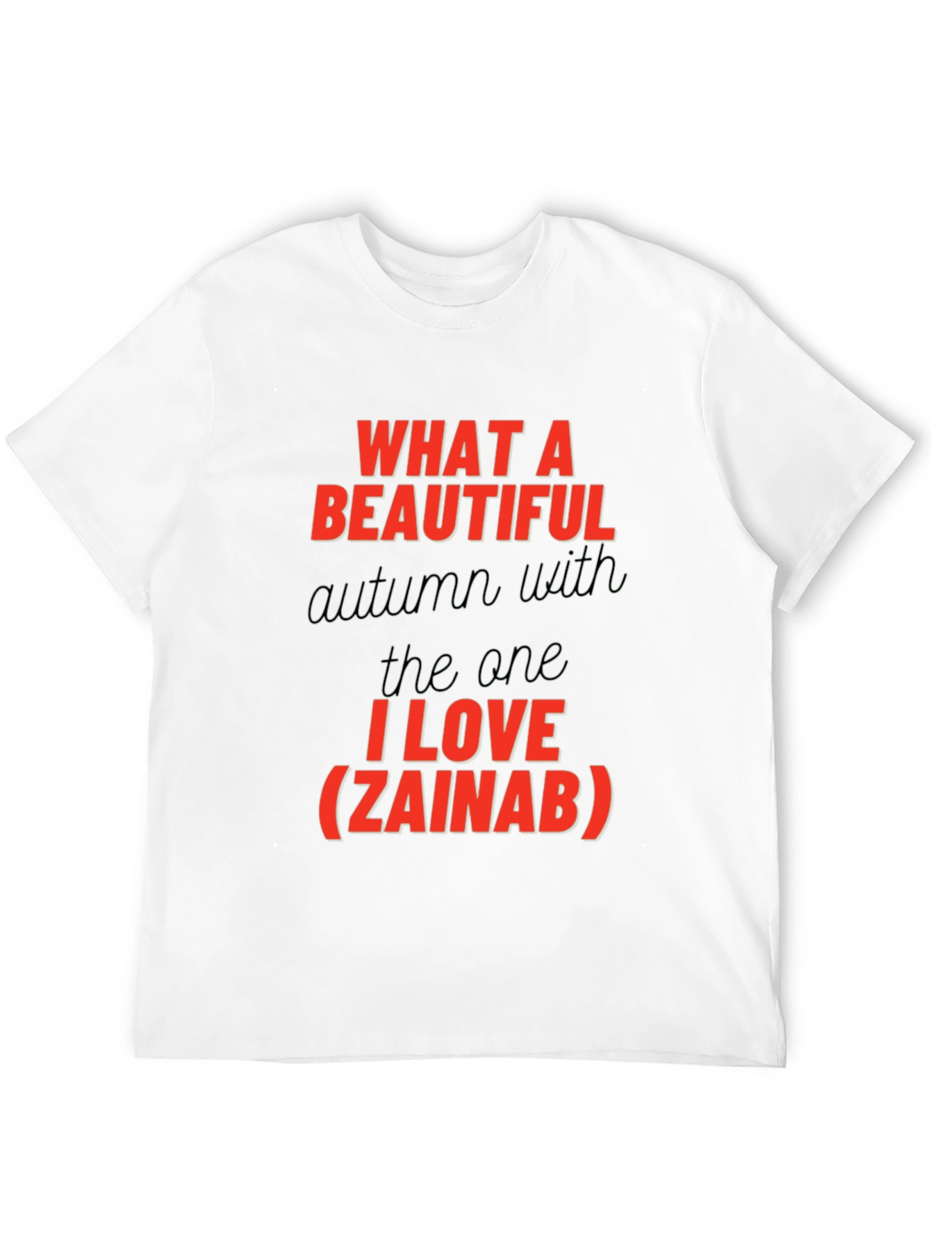 Romantic Autumn Love T-Shirt