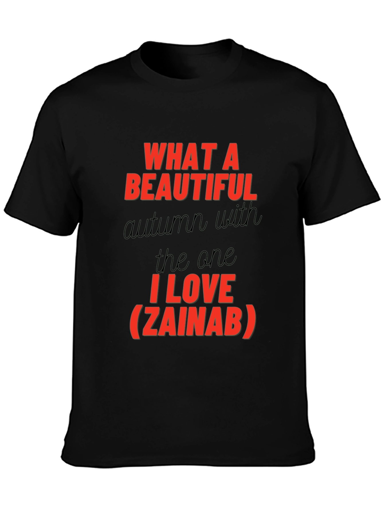 Romantic Autumn Love T-Shirt