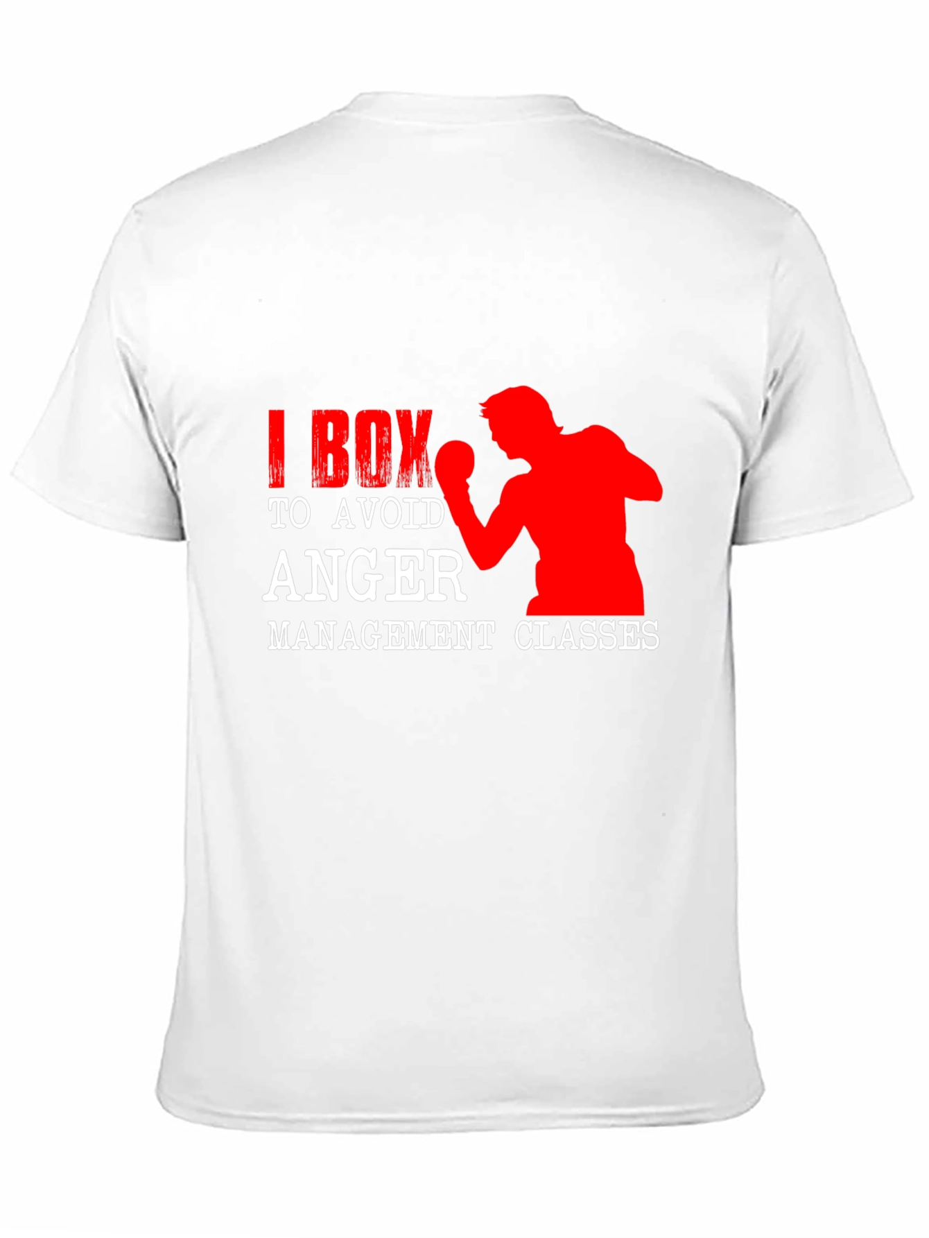 I Box to Avoid Anger Management Classes Black T-Shirt