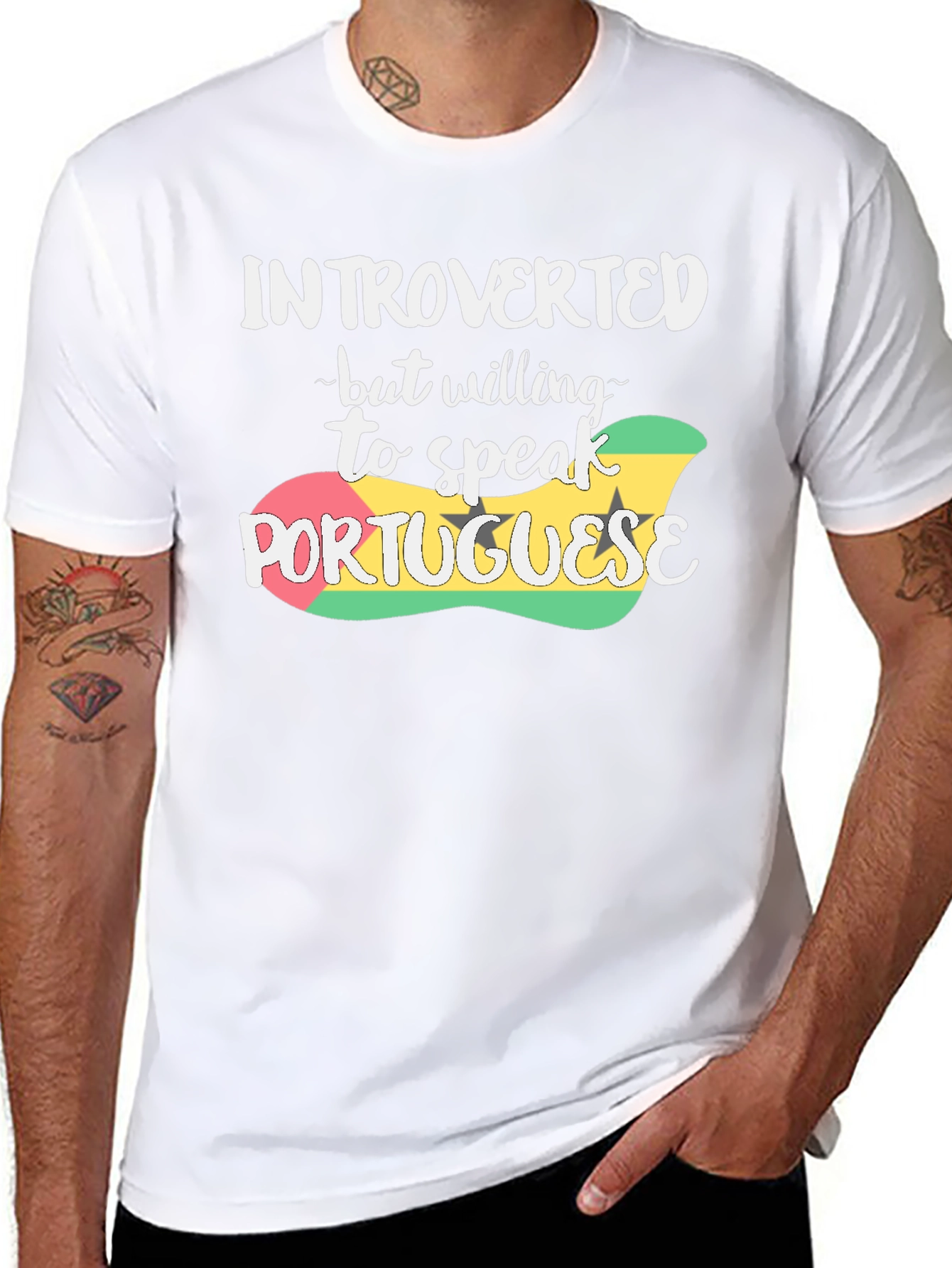 Introverted Portuguese Speaker T-Shirt