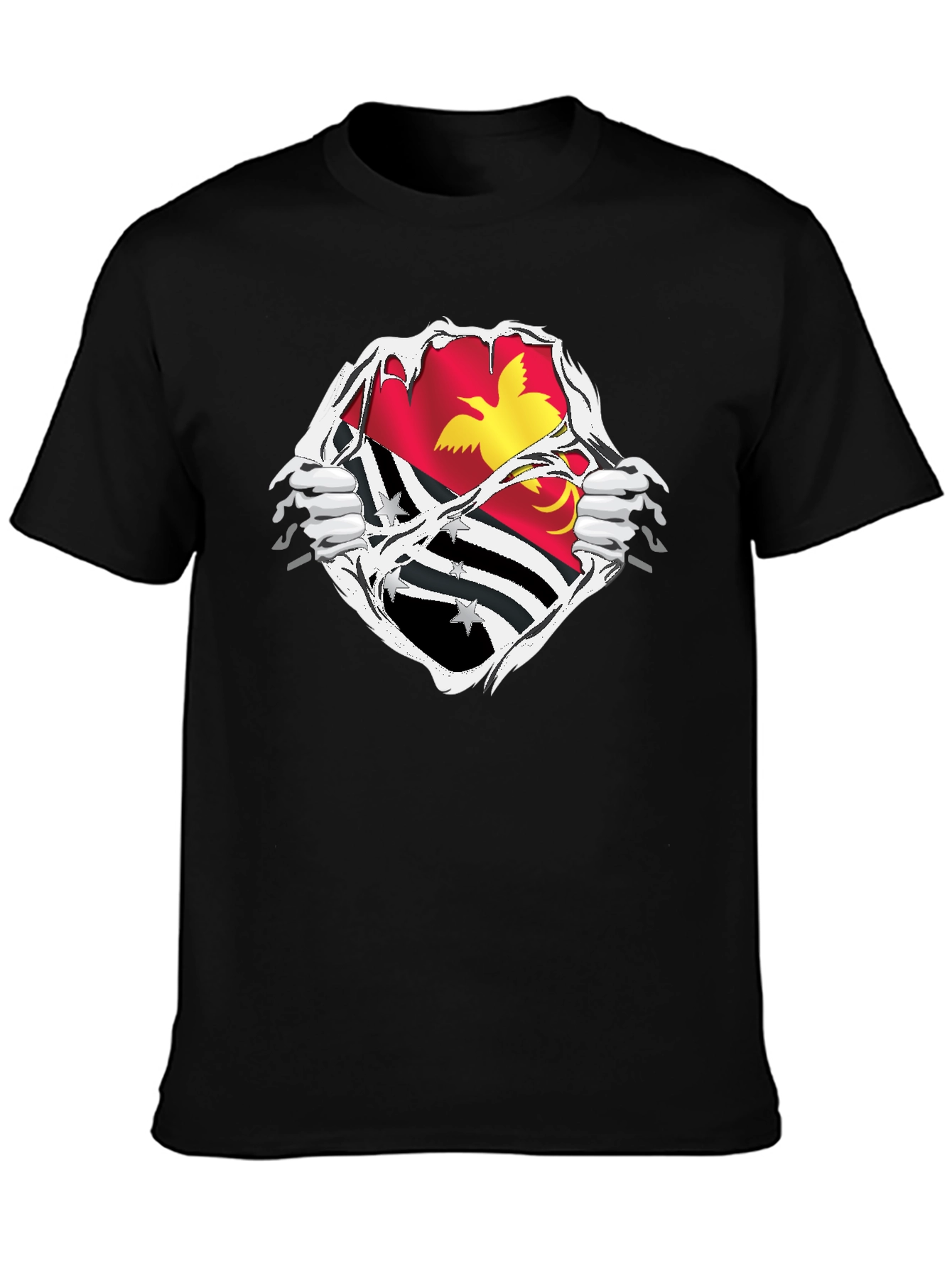 Papua New Guinea Flag T-Shirt - Patriotic Pride