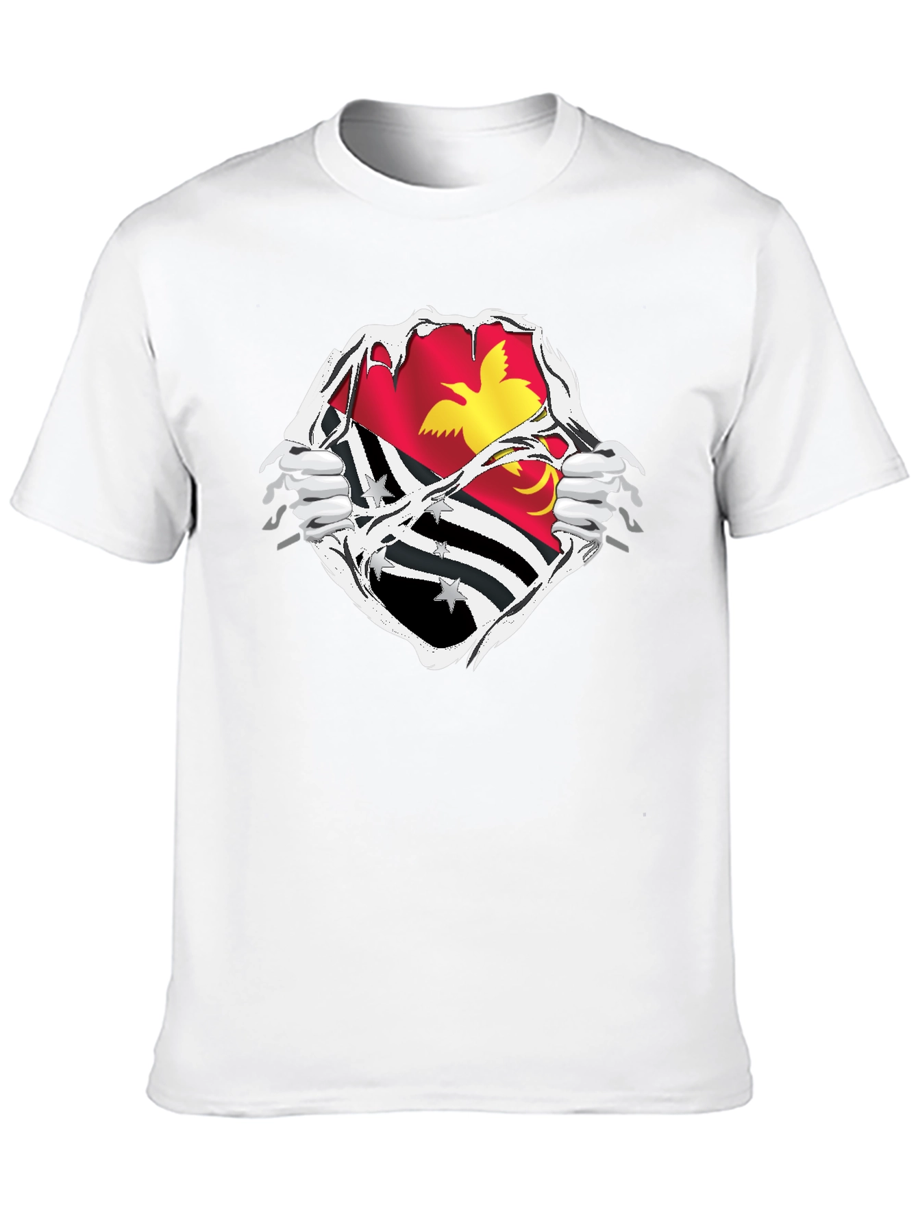 Papua New Guinea Flag T-Shirt - Patriotic Pride