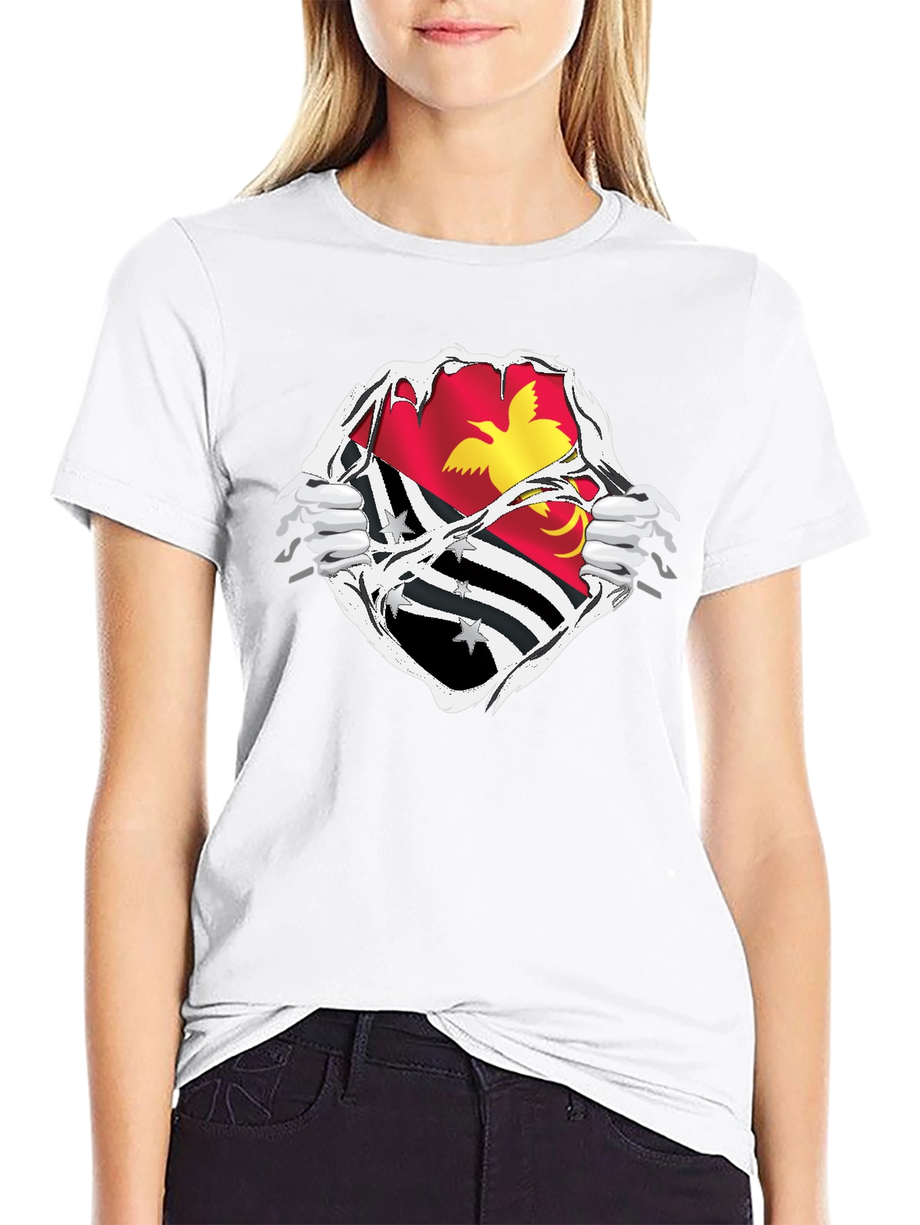 Papua New Guinea Flag T-Shirt - Patriotic Pride