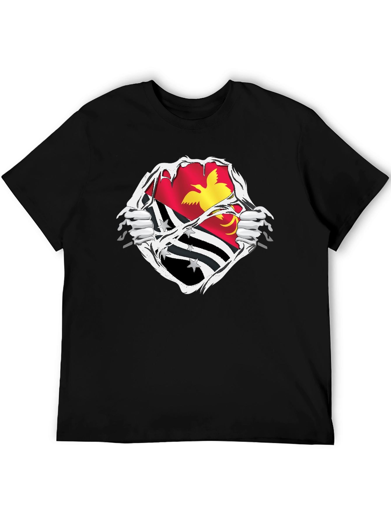 Papua New Guinea Flag T-Shirt - Patriotic Pride