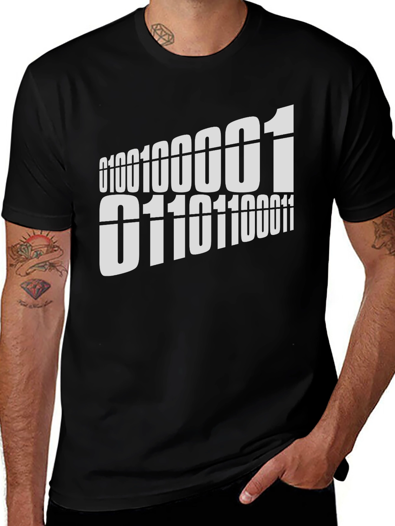 Binary Code T-Shirt - Geek Programmer Coder Tee