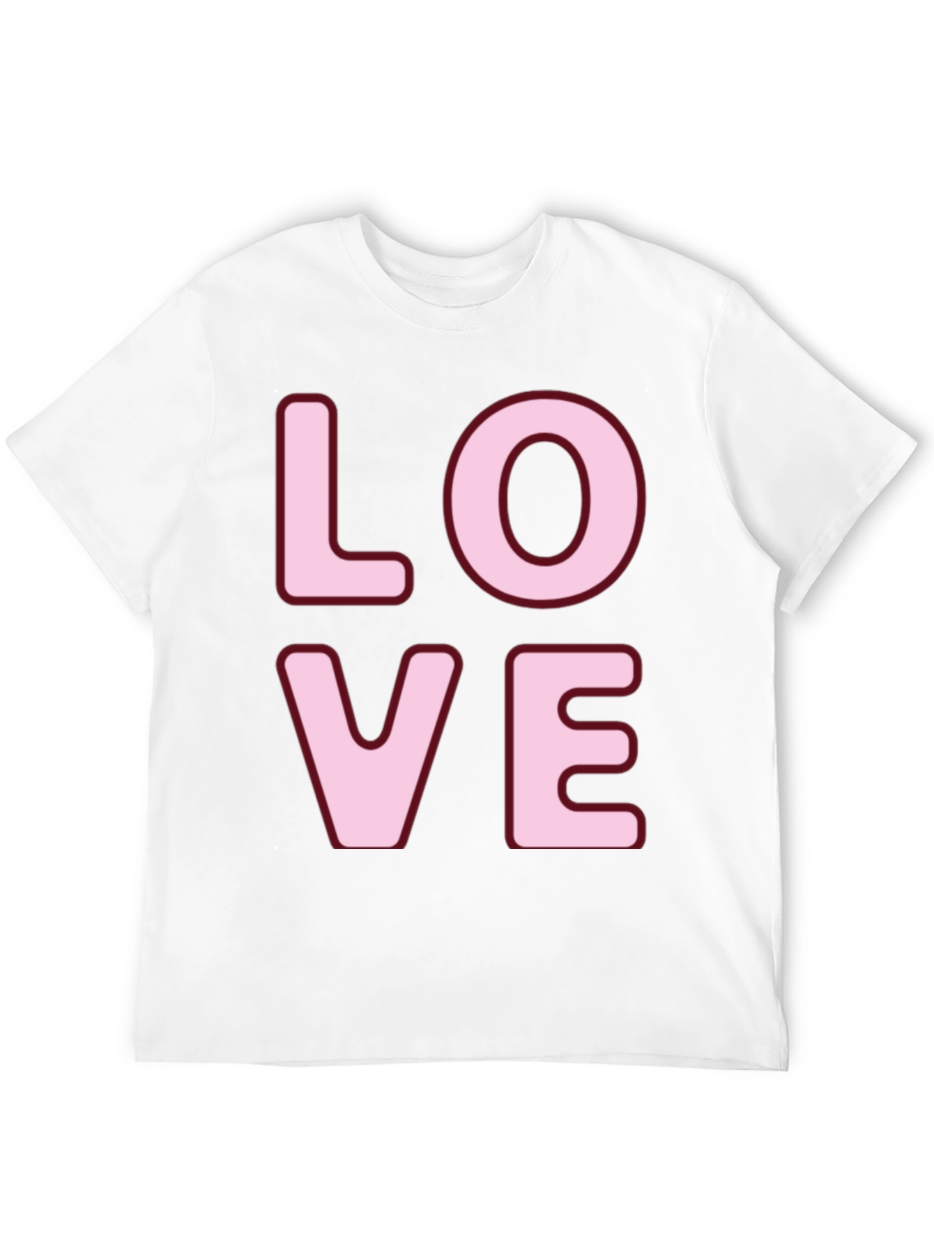 Love Graphic Tee - Black Crew Neck T-Shirt