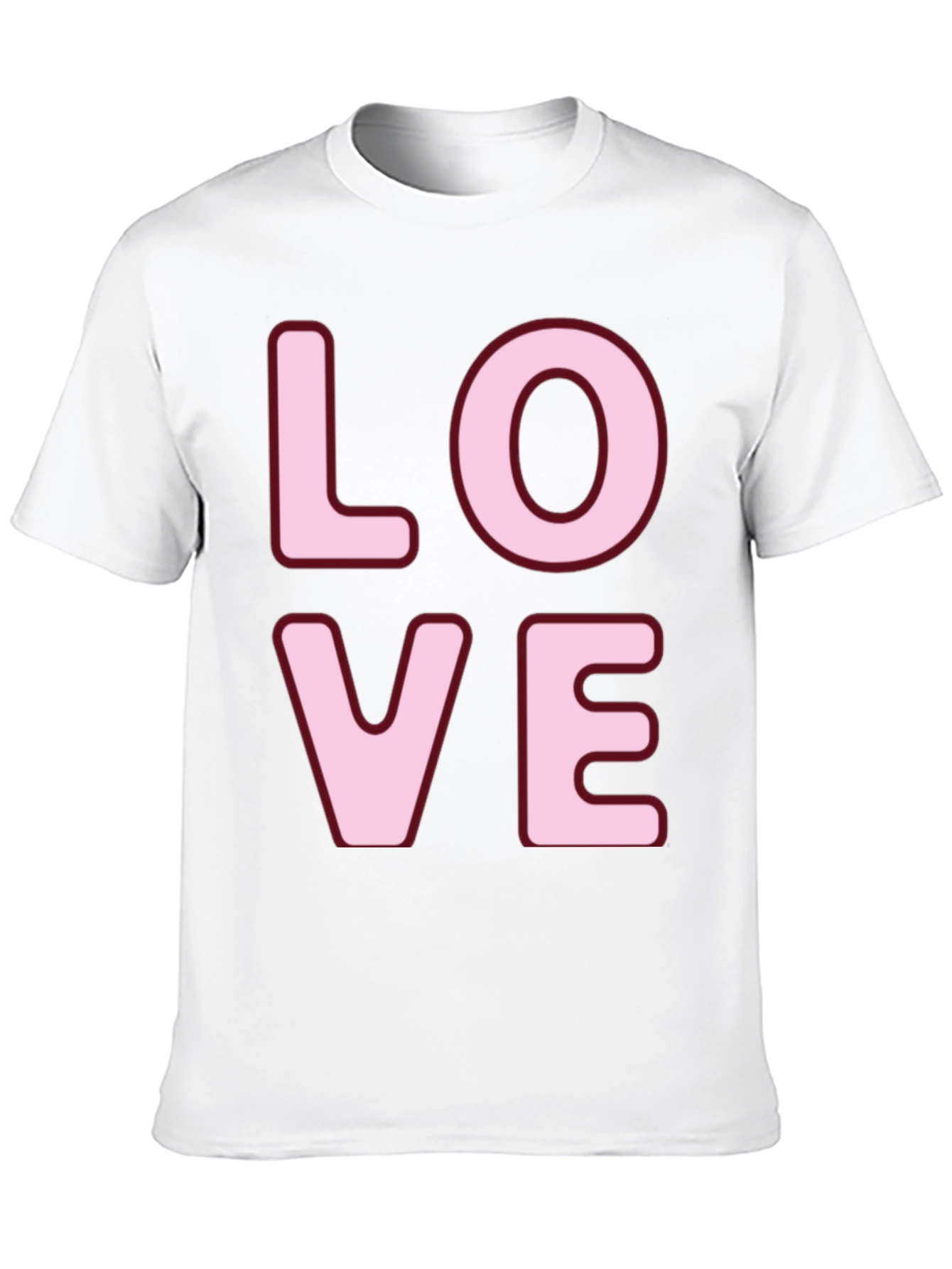 Love Graphic Tee - Black Crew Neck T-Shirt