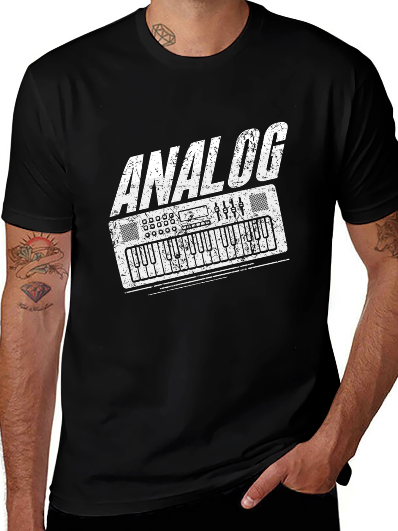 Analog Synth T-Shirt - Black