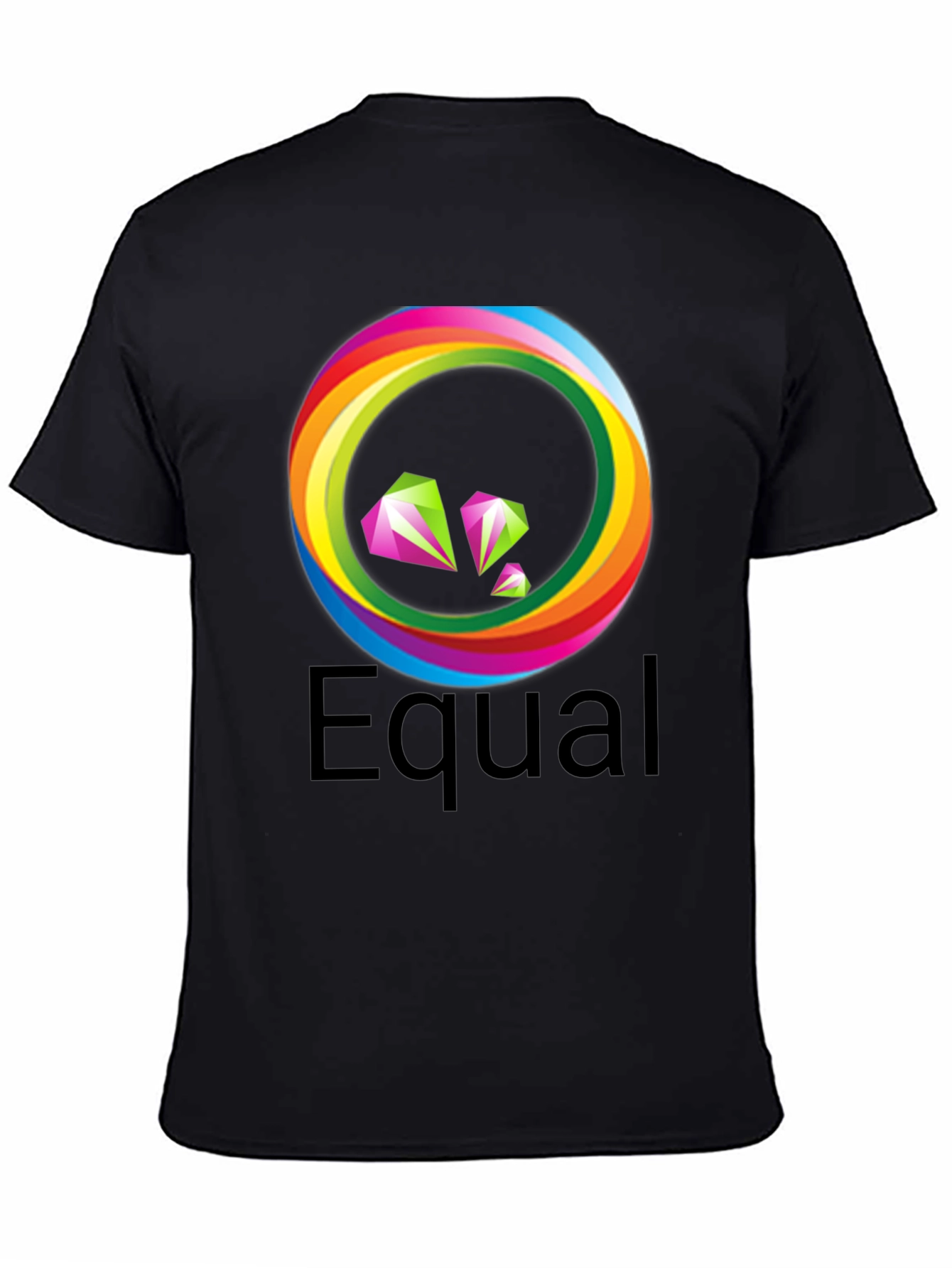 Equality Rainbow Gems Graphic Tee