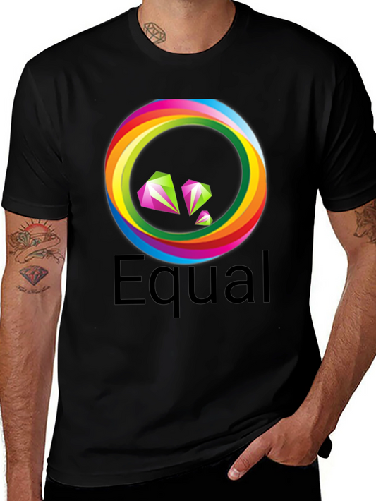 Equality Rainbow Gems Graphic Tee