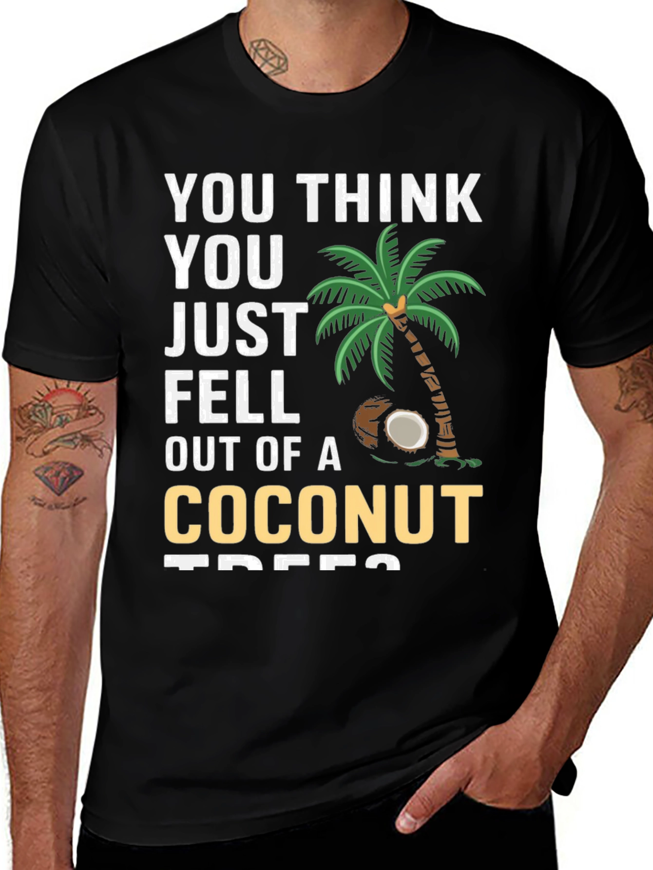 Coconut Trees Graphic T-Shirt