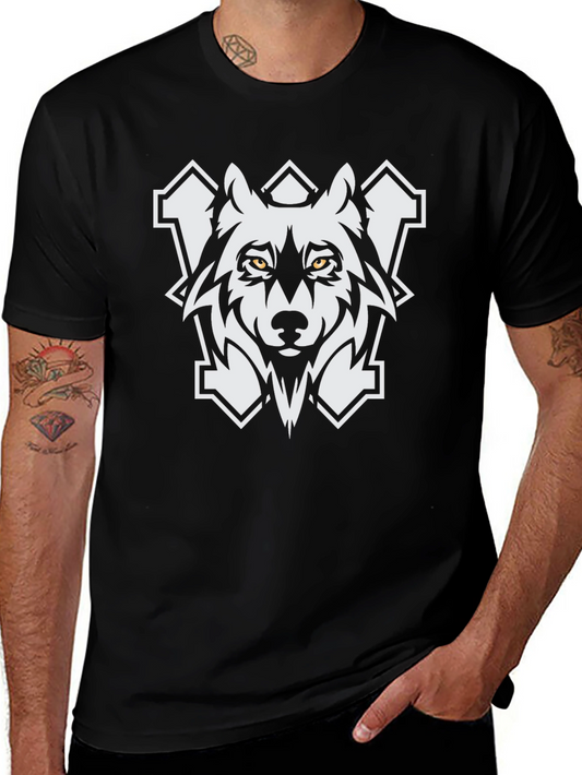 Black Wolf Graphic Tee - Fierce Style