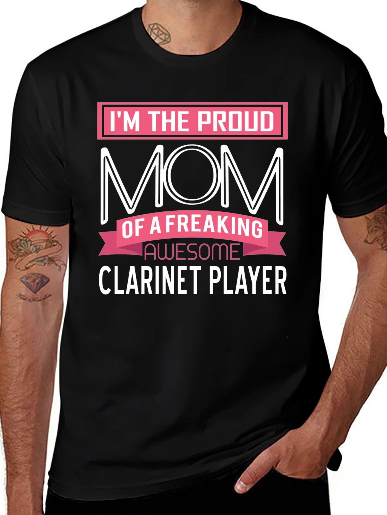 Proud Mom of a Clarinet Player T-Shirt