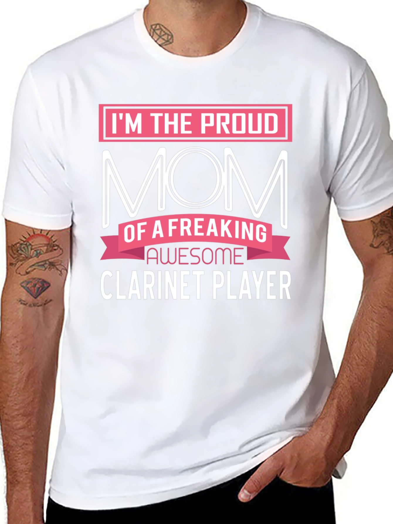 Proud Mom of a Clarinet Player T-Shirt