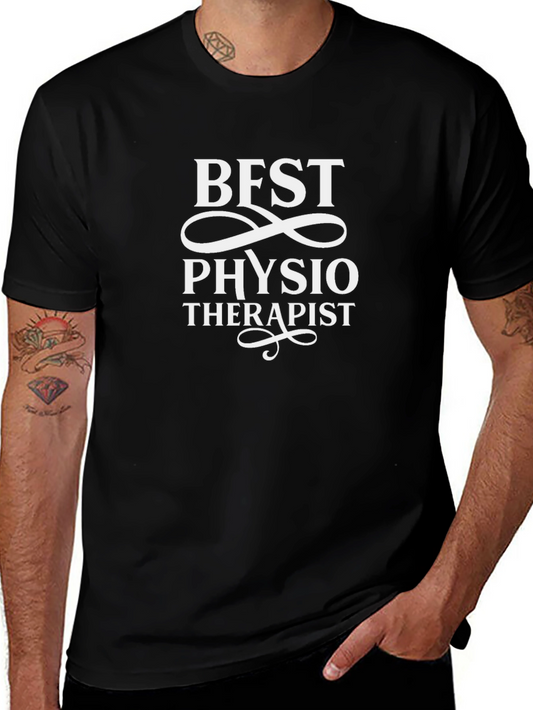 Best Physio Therapist Black T-Shirt