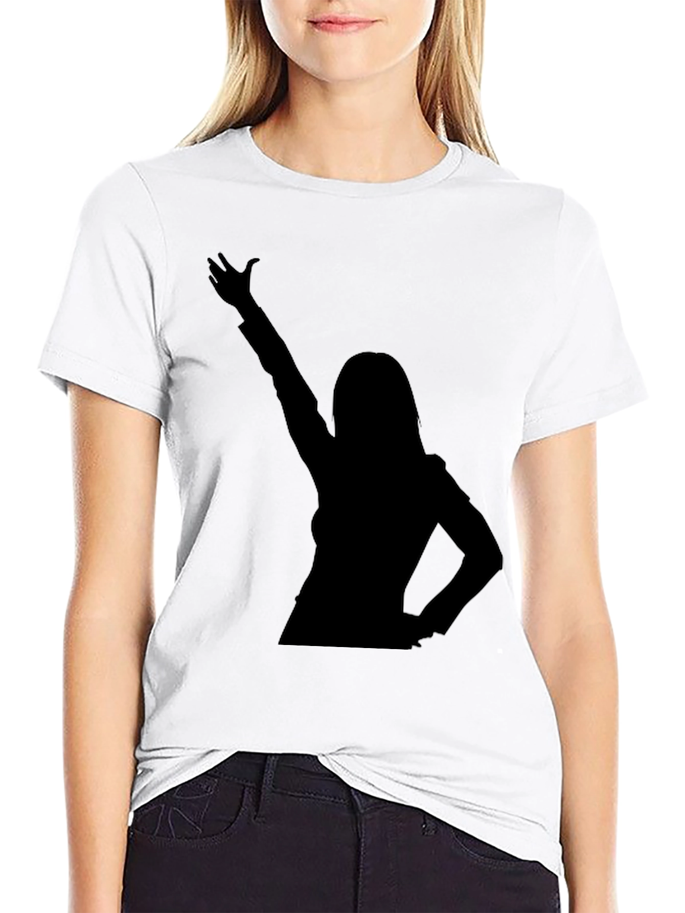 Silhouette Graphic T-Shirt - Unisex Black Tee