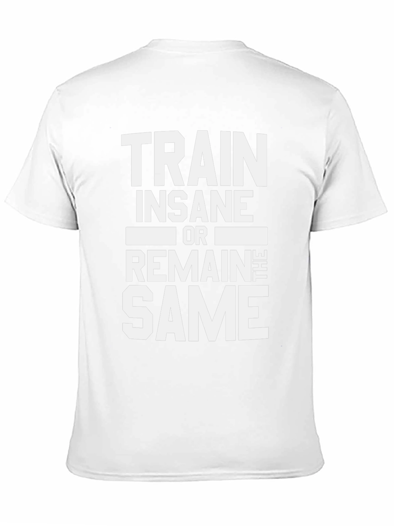 Train Insane or Remain the Same Mens T-Shirt