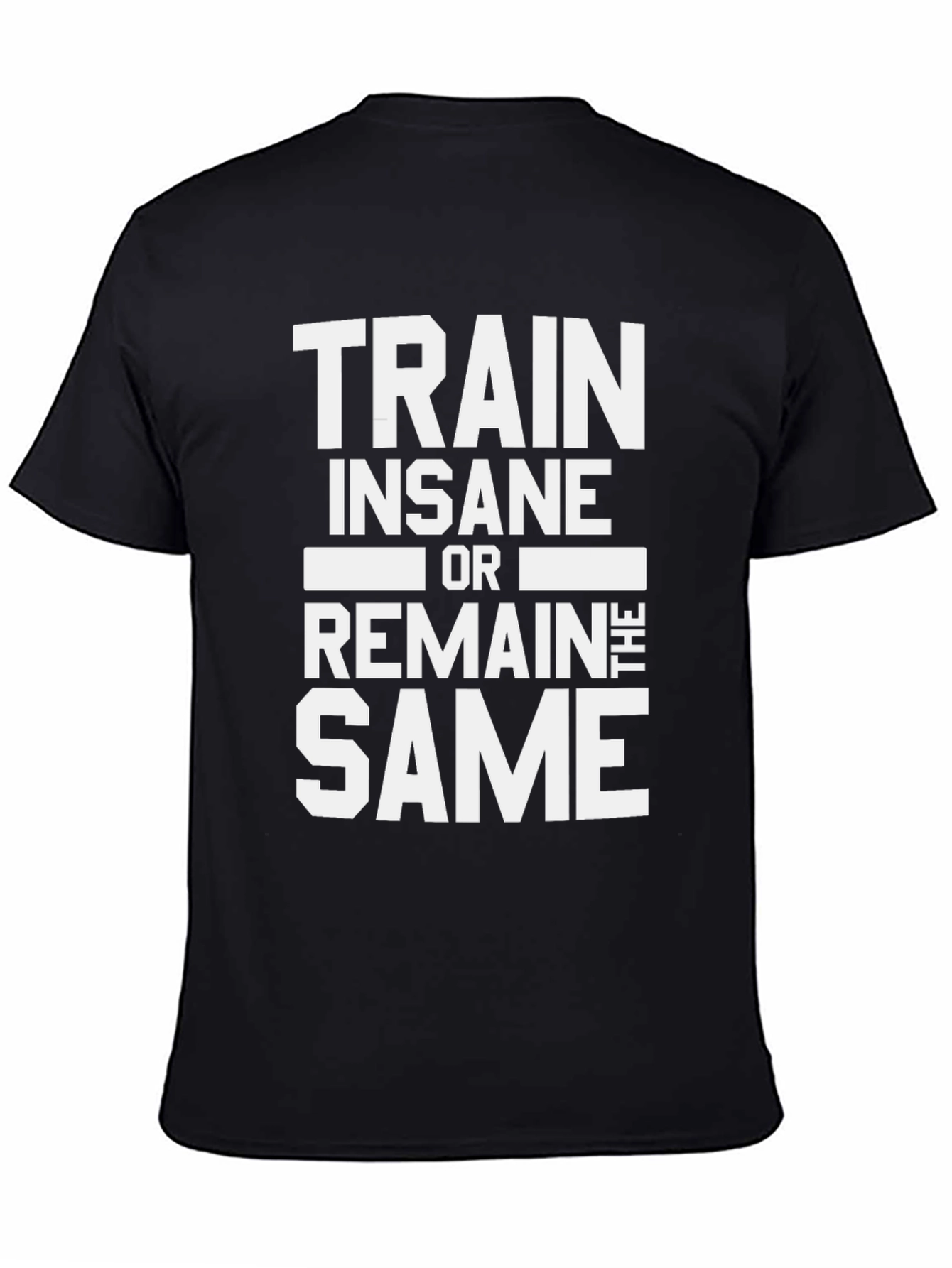 Train Insane or Remain the Same Mens T-Shirt