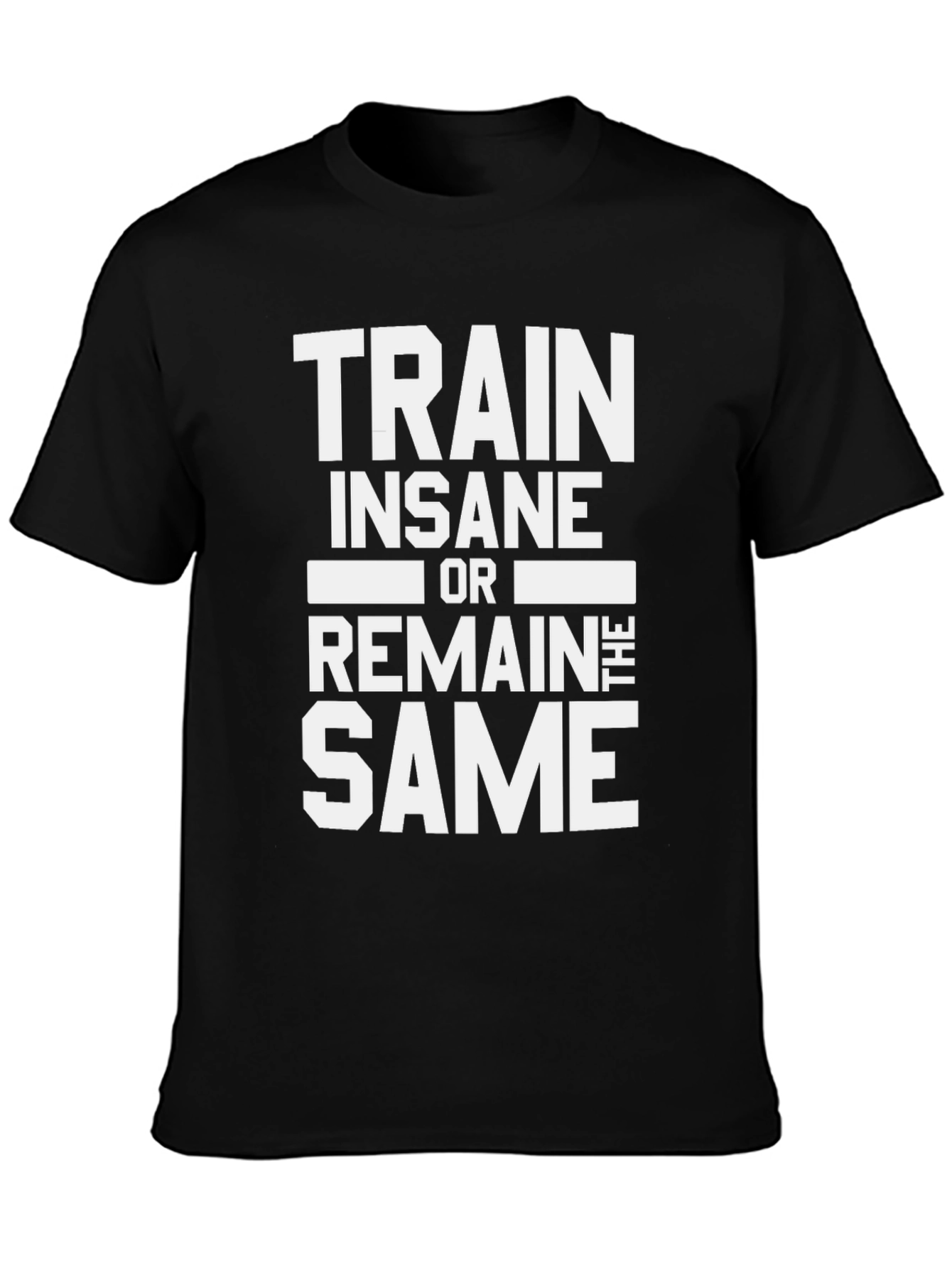 Train Insane or Remain the Same Mens T-Shirt
