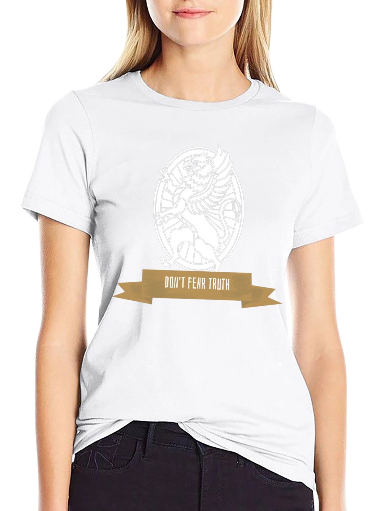 Dont Fear Truth Griffin Emblem Tee