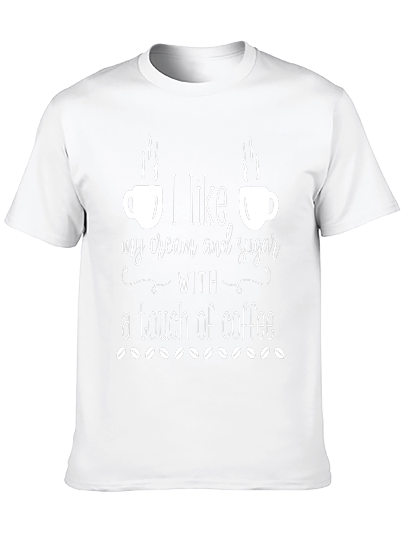 Coffee Lover T-Shirt - Cream & Sugar Design