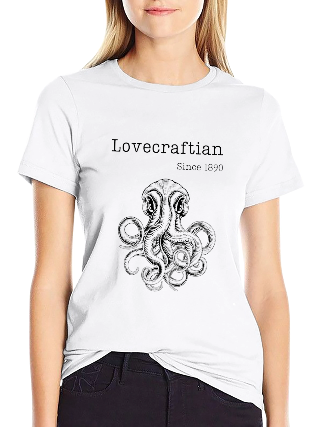 Lovecraftian Octopus Graphic T-Shirt - Since 1890