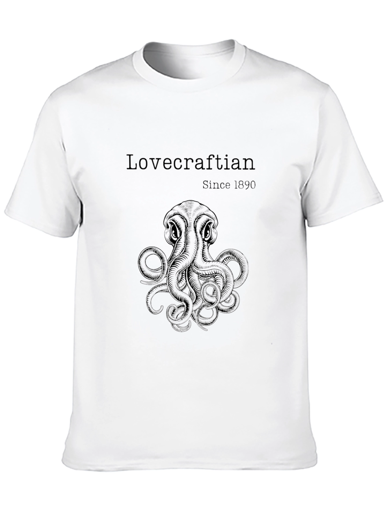 Lovecraftian Octopus Graphic T-Shirt - Since 1890