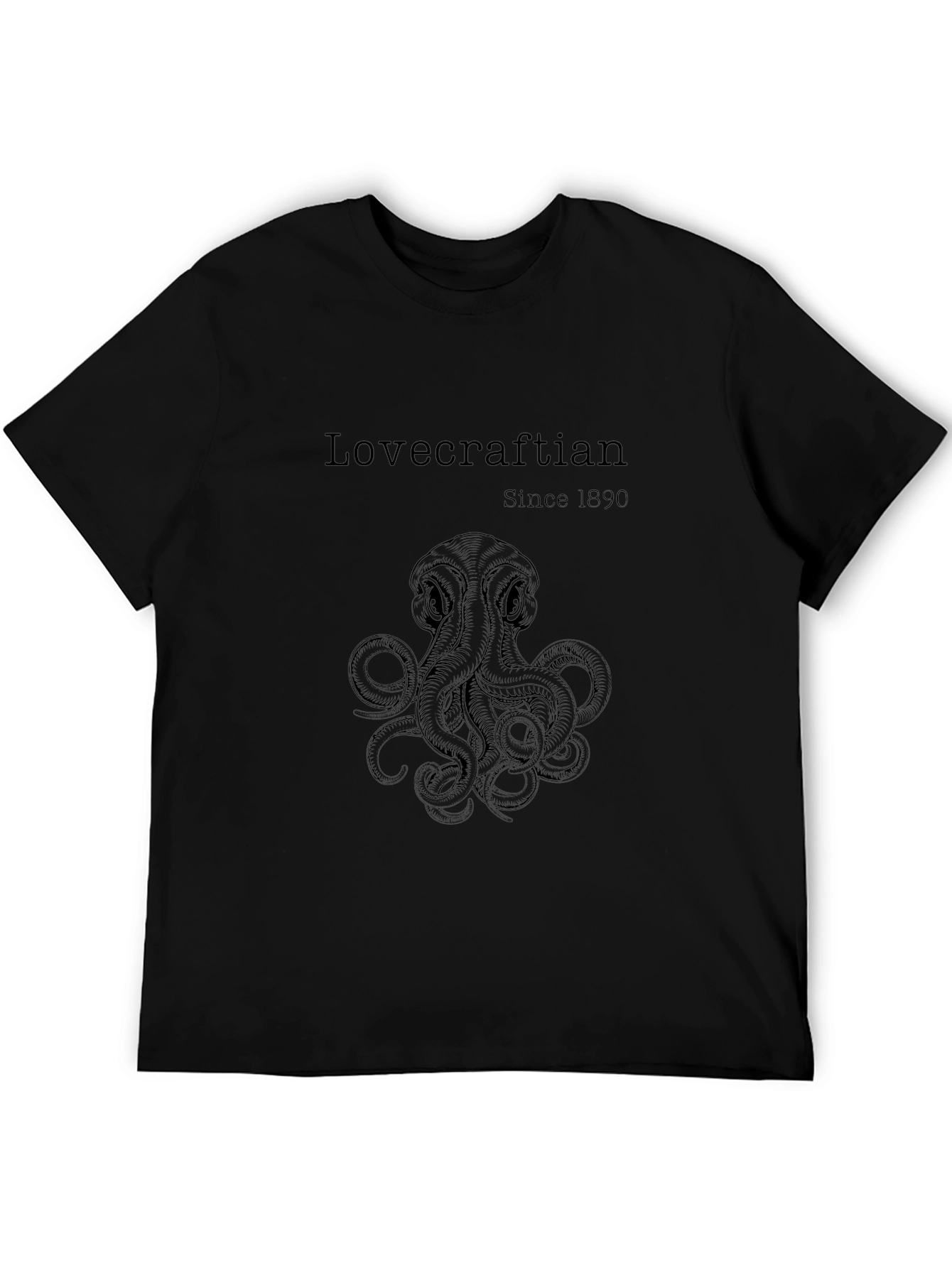 Lovecraftian Octopus Graphic T-Shirt - Since 1890