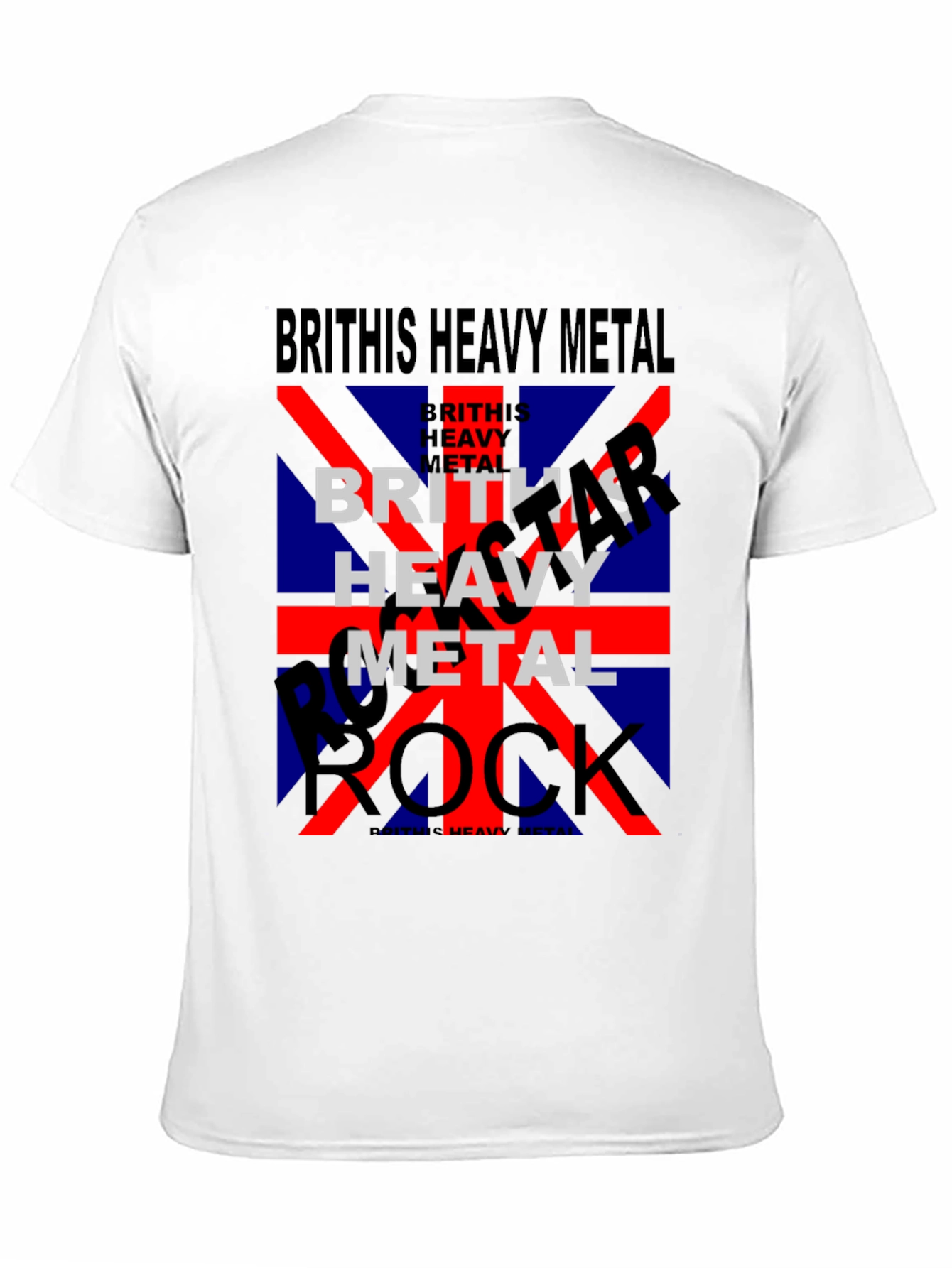 British Heavy Metal Rock Band Graphic T-Shirt