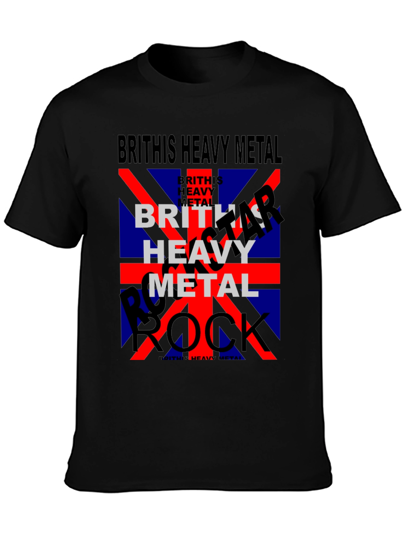 British Heavy Metal Rock Band Graphic T-Shirt