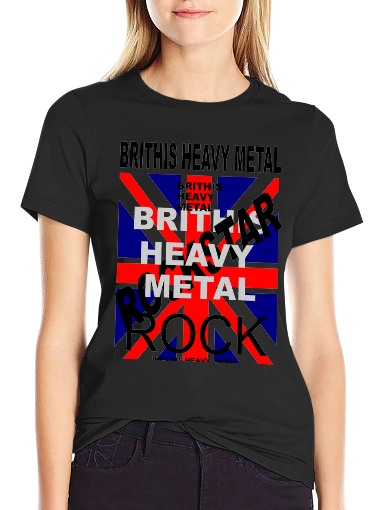 British Heavy Metal Rock Band Graphic T-Shirt