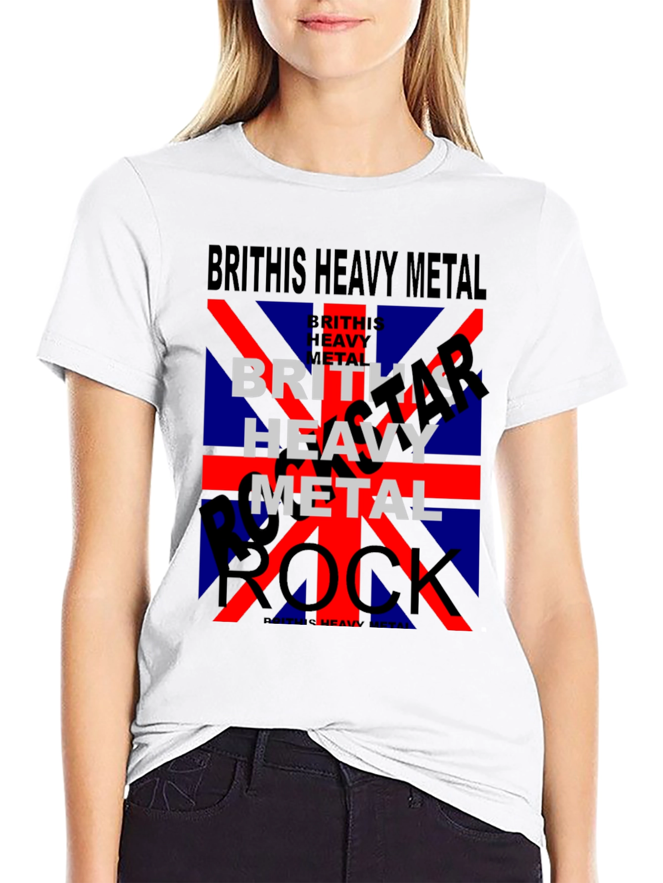 British Heavy Metal Rock Band Graphic T-Shirt