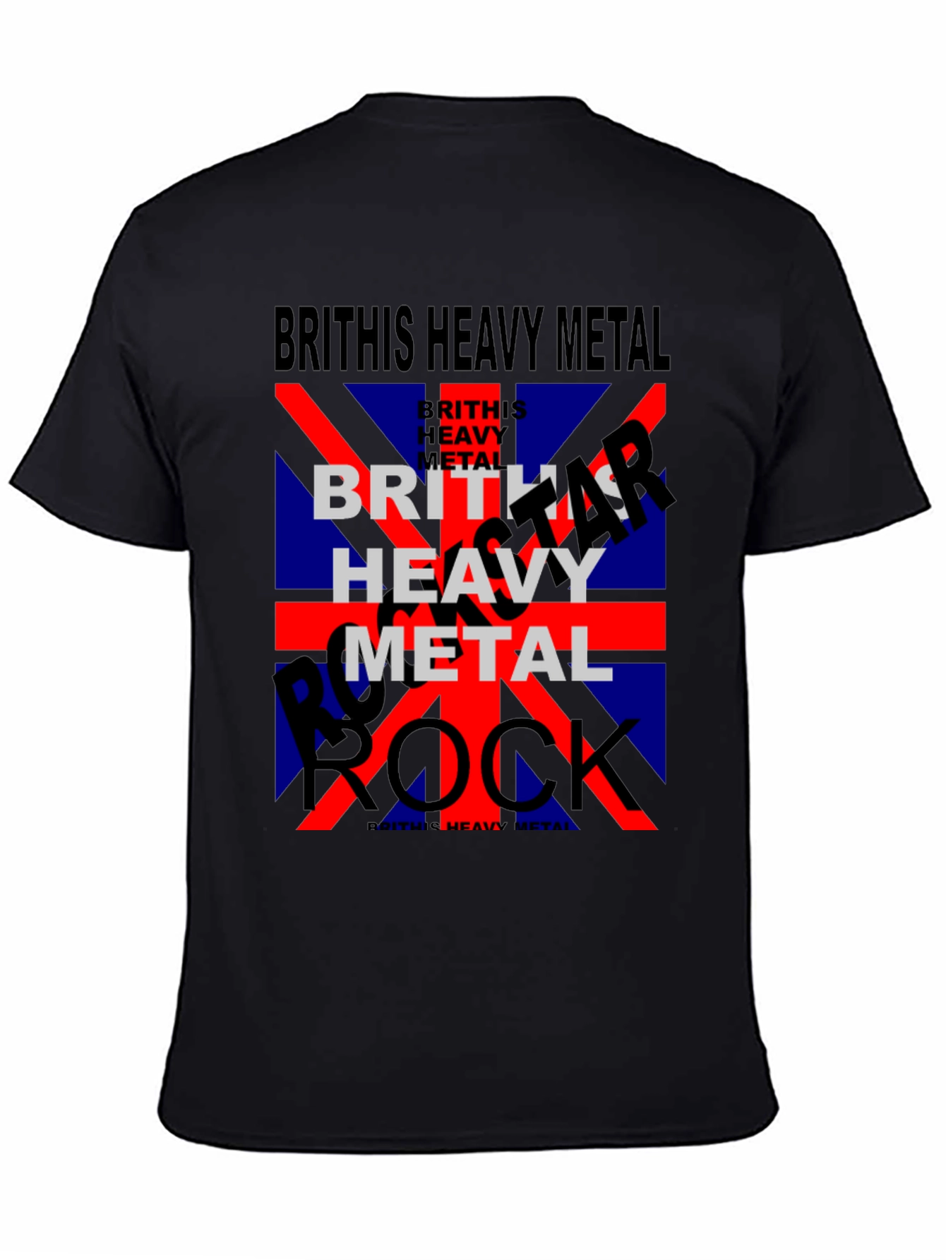 British Heavy Metal Rock Band Graphic T-Shirt