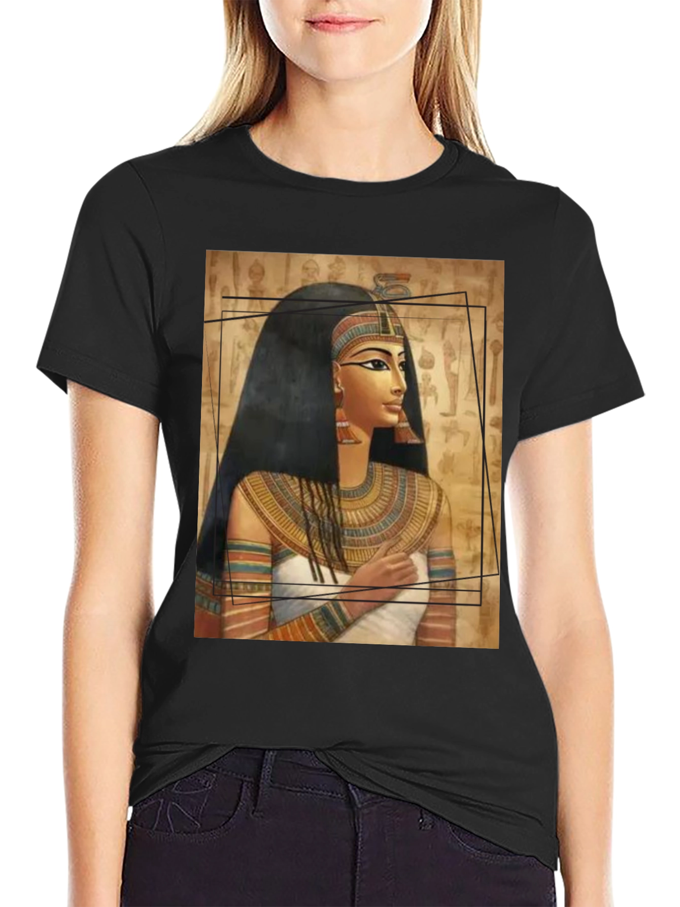 Cleopatra Graphic Tee - Egyptian Queen T-Shirt